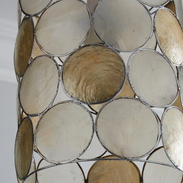 Capiz Champagne Easy Fit Pendant Shade 5 Capiz Champagne Easy Fit Pendant Shade - Image 3