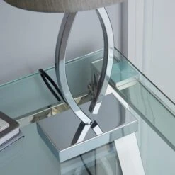 Como Chrome Table Lamp 10 Como Chrome Table Lamp -Dunelm 1000011023 alt02