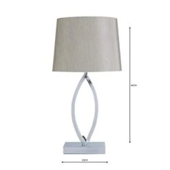 Como Chrome Table Lamp 12 Como Chrome Table Lamp -Dunelm 1000011023 alt04