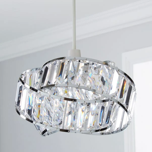 Lilia Acrylic Clear Easy Fit Pendant Shade 4 Lilia Acrylic Clear Easy Fit Pendant Shade - Image 2