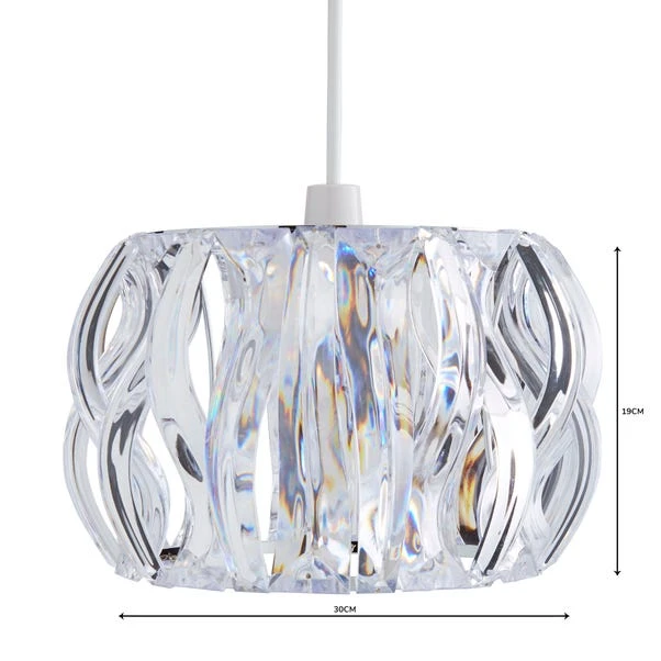 Wavy Jewel Easy Fit Pendant Shade 6 Wavy Jewel Easy Fit Pendant Shade - Image 4