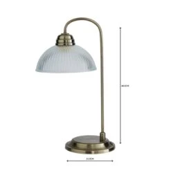Henry Antique Brass Table Lamp -Dunelm 1000076066 alt04