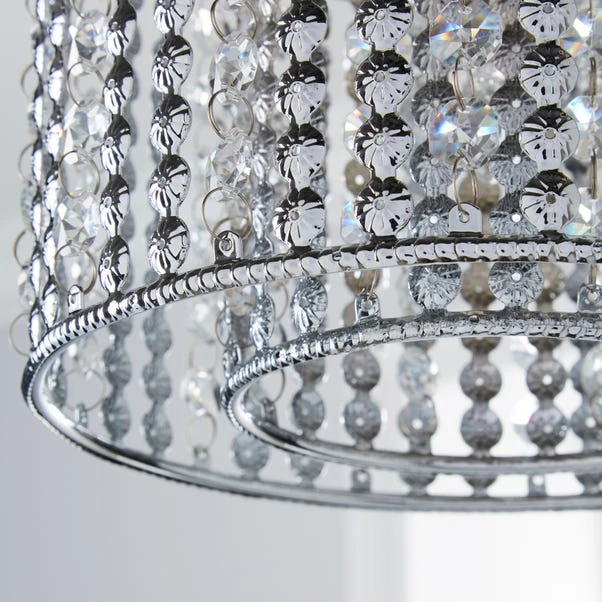 Monica Chrome Easy Fit Pendant Shade 5 Monica Chrome Easy Fit Pendant Shade - Image 3