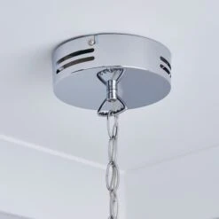 Marie Therese Chrome Integrated LED 5 Light Chandelier 12 Marie Therese Chrome Integrated LED 5 Light Chandelier -Dunelm 1000111924 alt03