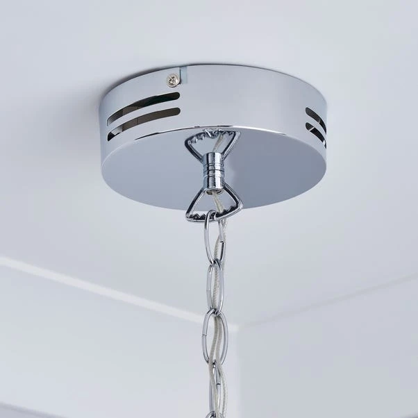 Marie Therese Chrome Integrated LED 5 Light Chandelier 6 Marie Therese Chrome Integrated LED 5 Light Chandelier - Image 4