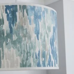 Wave Blue Lamp Shade 8 Wave Blue Lamp Shade -Dunelm 1000114659 alt02