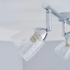 Balston 4 Light Glass Semi Flush Spotlight Bar -Dunelm 1000119784 alt02