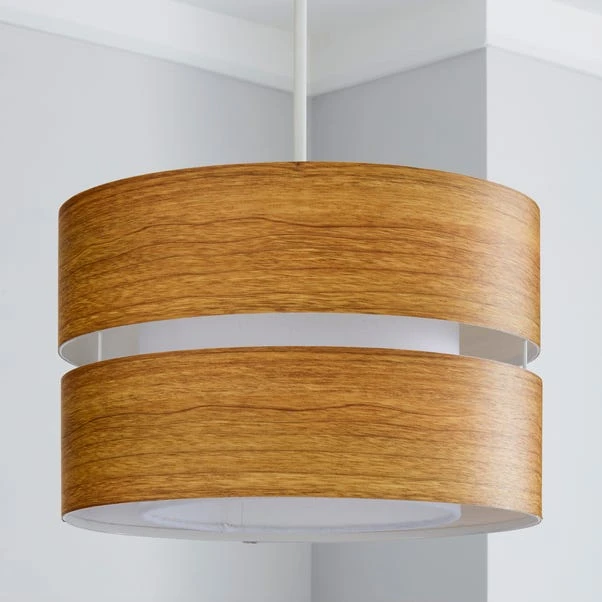 Frea Wood Easy Fit Pendant Shade 4 Frea Wood Easy Fit Pendant Shade - Image 2