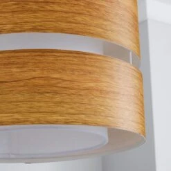 Frea Wood Easy Fit Pendant Shade 8 Frea Wood Easy Fit Pendant Shade -Dunelm 1000119864 alt02