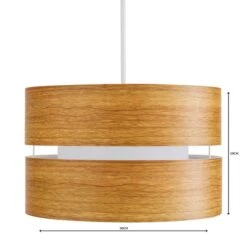 Frea Wood Easy Fit Pendant Shade 9 Frea Wood Easy Fit Pendant Shade -Dunelm 1000119864 alt04