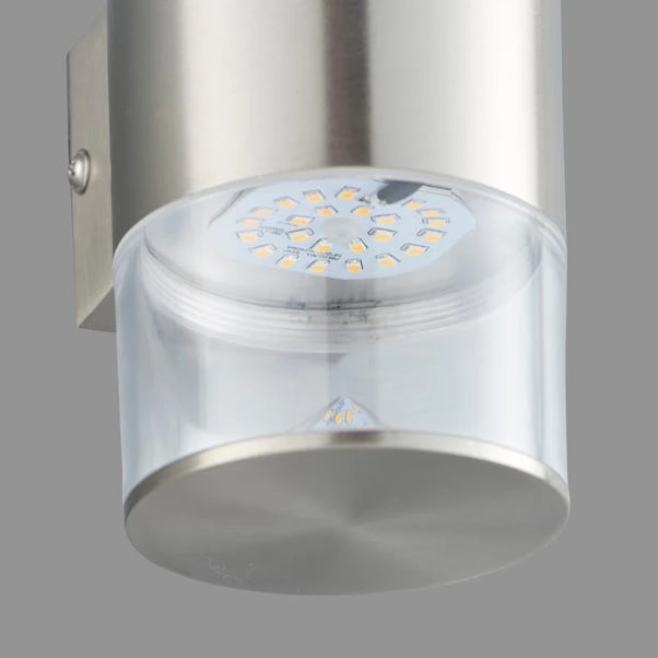 Aden 2 Light Steel Outdoor Wall Light 8 Aden 2 Light Steel Outdoor Wall Light - Image 6