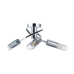 Corvus 3 Light Chrome Semi Flush Ceiling Light 15 Corvus 3 Light Chrome Semi Flush Ceiling Light -Dunelm 1000137353 alt05