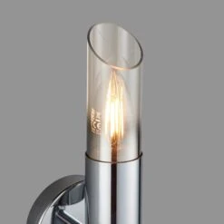 Corvus Chrome Wall Light 10 Corvus Chrome Wall Light -Dunelm 1000137354 alt02