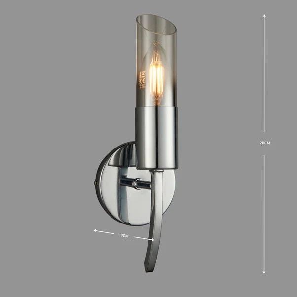 Corvus Chrome Wall Light 7 Corvus Chrome Wall Light - Image 5