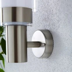 Adoni Steel Outdoor Wall Light 11 Adoni Steel Outdoor Wall Light -Dunelm 1000137364 alt02