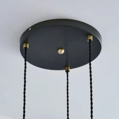 Logan Grey Industrial 3 Light Cluster Ceiling Light -Dunelm 1000139091 alt02