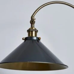 Logan Grey Industrial Floor Lamp -Dunelm 1000139093 alt02