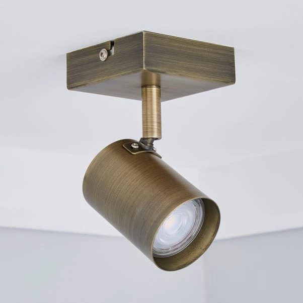 Newark Antique Bronze Semi Flush Spotlight 4 Newark Antique Bronze Semi Flush Spotlight - Image 2