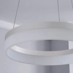 Mickie Integrated LED Hoop Semi Flush Ceiling Light 10 Mickie Integrated LED Hoop Semi Flush Ceiling Light -Dunelm 1000149070 alt02