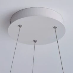 Mickie Integrated LED Hoop Semi Flush Ceiling Light 11 Mickie Integrated LED Hoop Semi Flush Ceiling Light -Dunelm 1000149070 alt03
