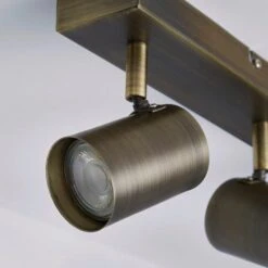 Newark Antique Bronze 4 Light Semi Flush Spotlight Bar 11 Newark Antique Bronze 4 Light Semi Flush Spotlight Bar -Dunelm 1000149076 alt02