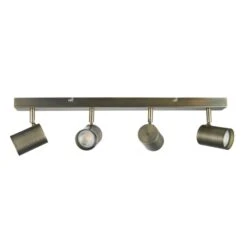 Newark Antique Bronze 4 Light Semi Flush Spotlight Bar 13 Newark Antique Bronze 4 Light Semi Flush Spotlight Bar -Dunelm 1000149076 alt05