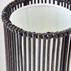 Alec Natural Cane Black Floor Lamp 12 Alec Natural Cane Black Floor Lamp -Dunelm 1000149078 alt03