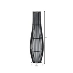 Alec Natural Cane Black Floor Lamp 14 Alec Natural Cane Black Floor Lamp -Dunelm 1000149078 alt06