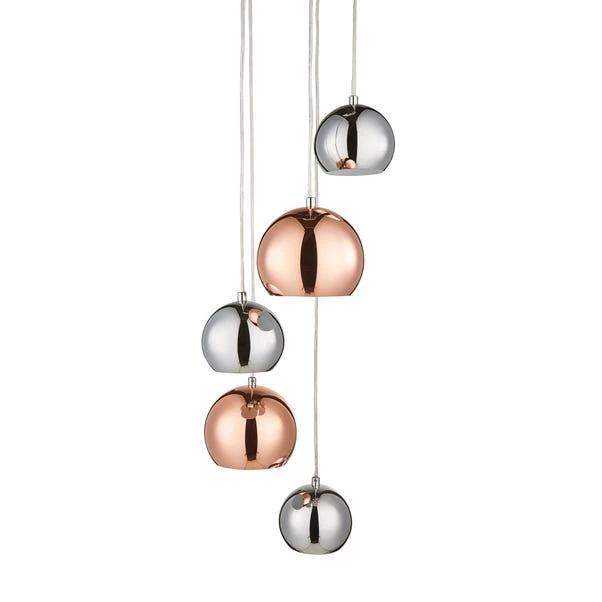 Sora Metallic 5 Light Cluster Ceiling Light 7 Sora Metallic 5 Light Cluster Ceiling Light - Image 5