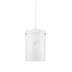 Grayson Dot Glass White Easy Fit Pendant Shade -Dunelm 1000149113 alt05