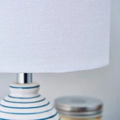 Tenby Ceramic White And Blue Table Lamp 12 Tenby Ceramic White And Blue Table Lamp -Dunelm 1000149122 alt03