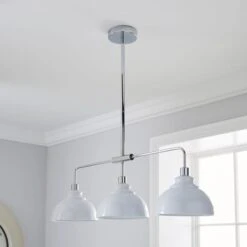 Galley 3 Light Diner Ceiling Light 20 Galley 3 Light Diner Ceiling Light -Dunelm 1000158457 alt01