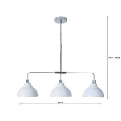 Galley 3 Light Diner Ceiling Light 23 Galley 3 Light Diner Ceiling Light -Dunelm 1000158457 alt04
