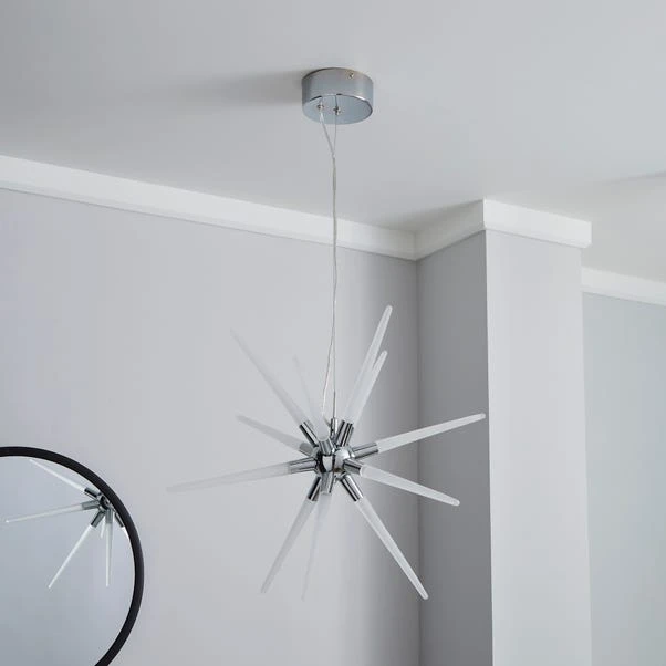 Liard 9 Light Pendant Integrated LED Star Ceiling Light 4 Liard 9 Light Pendant Integrated LED Star Ceiling Light - Image 2