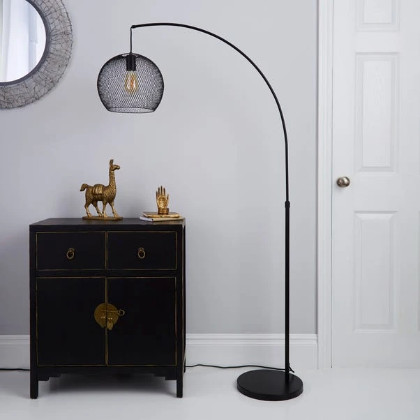 Harrison Arc Black Floor Lamp 4 Harrison Arc Black Floor Lamp - Image 2