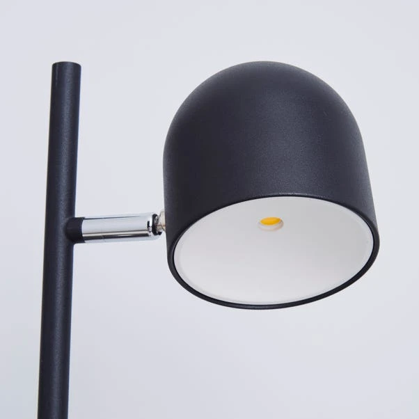 Harme 2 Light Black Touch Dimmable Floor Lamp 5 Harme 2 Light Black Touch Dimmable Floor Lamp - Image 3