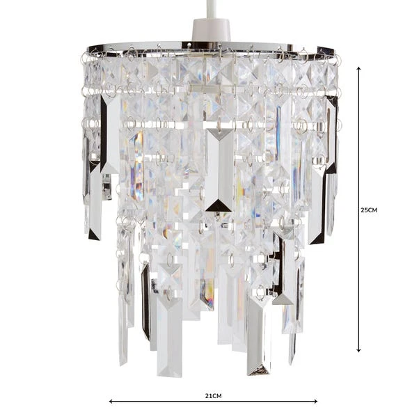 Caressa Jewel Easy Fit Pendant Shade 6 Caressa Jewel Easy Fit Pendant Shade - Image 4