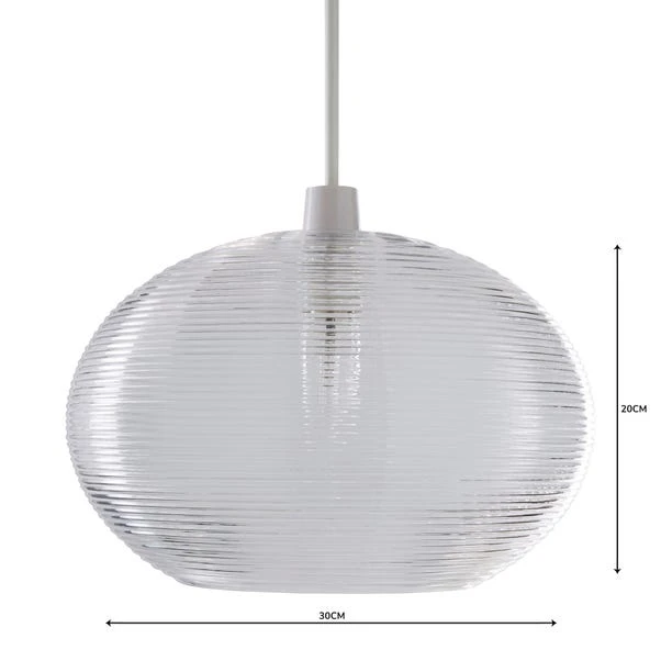 Sabrina Glass Easy Fit Pendant Shade 6 Sabrina Glass Easy Fit Pendant Shade - Image 4