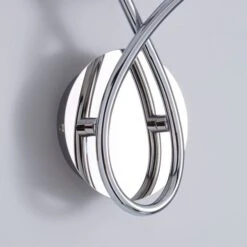 Grace 2 Light Chrome Wall Light -Dunelm 1000158745 alt03