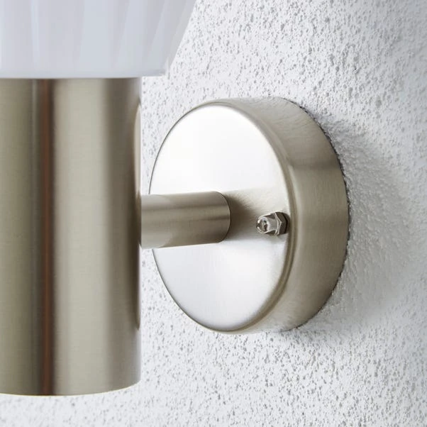 Rover LED Frosted Shade Steel Outdoor Wall Light 6 Rover LED Frosted Shade Steel Outdoor Wall Light - Image 4