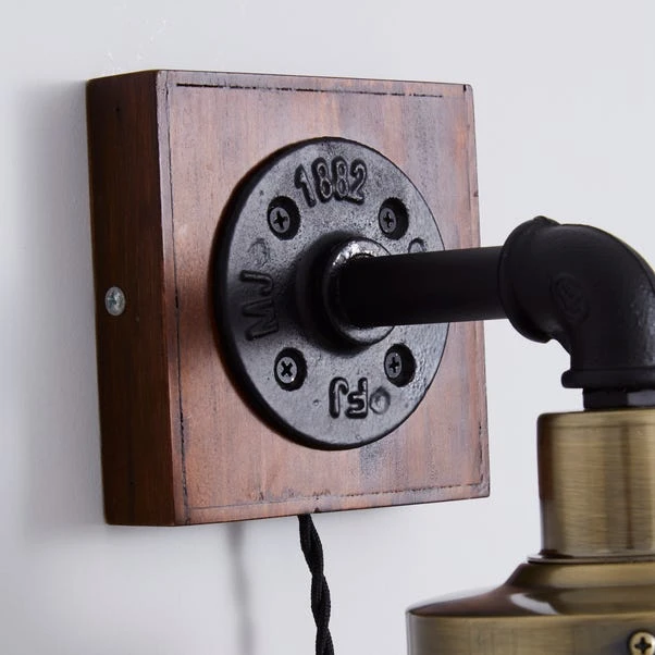 Milas Pipe Industrial Plug In Wall Light 6 Milas Pipe Industrial Plug In Wall Light - Image 4