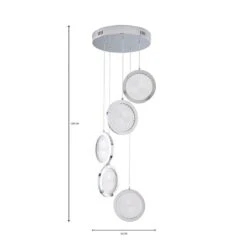 Cora Cluster Disc 5 Light Ceiling Light -Dunelm 1000169126 alt07