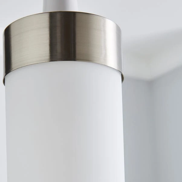 Ferris Satin Nickel Easy Fit Pendant Shade 5 Ferris Satin Nickel Easy Fit Pendant Shade - Image 3