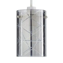 Grayson Smoked Glass Easy Fit Pendant Shade 10 Grayson Smoked Glass Easy Fit Pendant Shade -Dunelm 1000169160 alt04