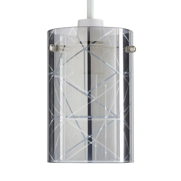 Grayson Smoked Glass Easy Fit Pendant Shade 6 Grayson Smoked Glass Easy Fit Pendant Shade - Image 4