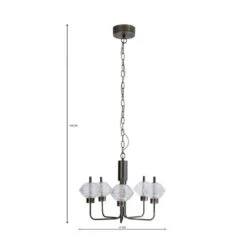 Orb LED 5 Light Ceiling Light 15 Orb LED 5 Light Ceiling Light -Dunelm 1000169209 alt07