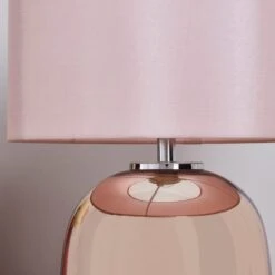 Seychelles Mini Blush Pink Table Lamp -Dunelm 1000169231 alt02