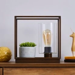 London Industrial Shelf Table Lamp -Dunelm 1000180656 alt01