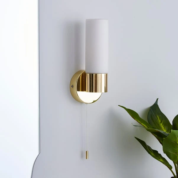 Porto Bathroom Wall Light Brass 4 Porto Bathroom Wall Light Brass - Image 2