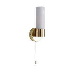 Porto Bathroom Wall Light Brass 13 Porto Bathroom Wall Light Brass -Dunelm 1000182551 alt05